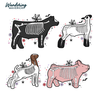 Skeleton Animals-CHOOSE YOUR ANIMAL– Comfort Colors T-Shirt
