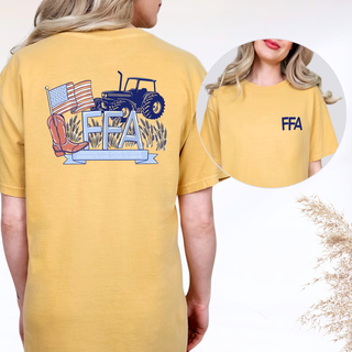 Tractor FFA - Front & Back Comfort Colors T-Shirt