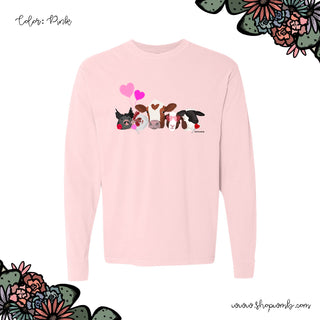 VALENTINES STOCK LONG SLEEVE T-Shirt (S-3XL) - Multiple Colors!