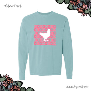 XO CHICKEN LONG SLEEVE T-Shirt (S-3XL) - Multiple Colors!