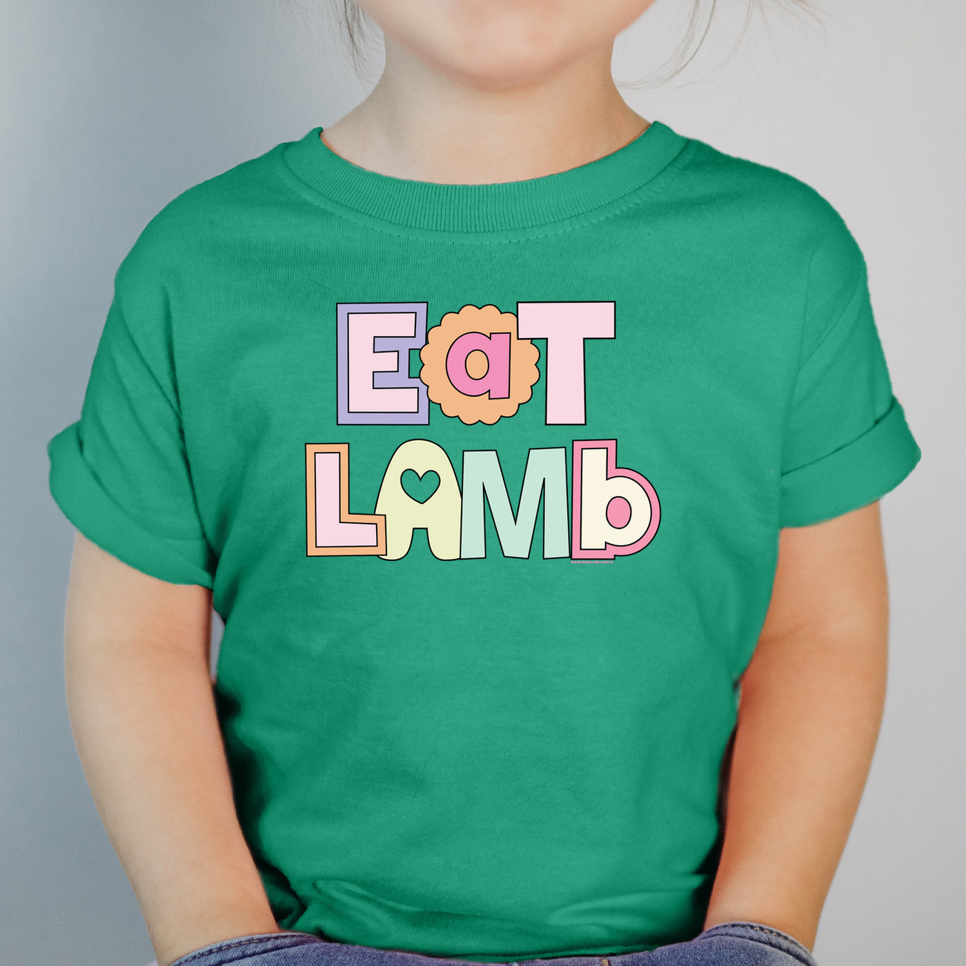 Pastel Eat Lamb One Piece/T-Shirt (Newborn - Youth XL) - Multiple Colors!
