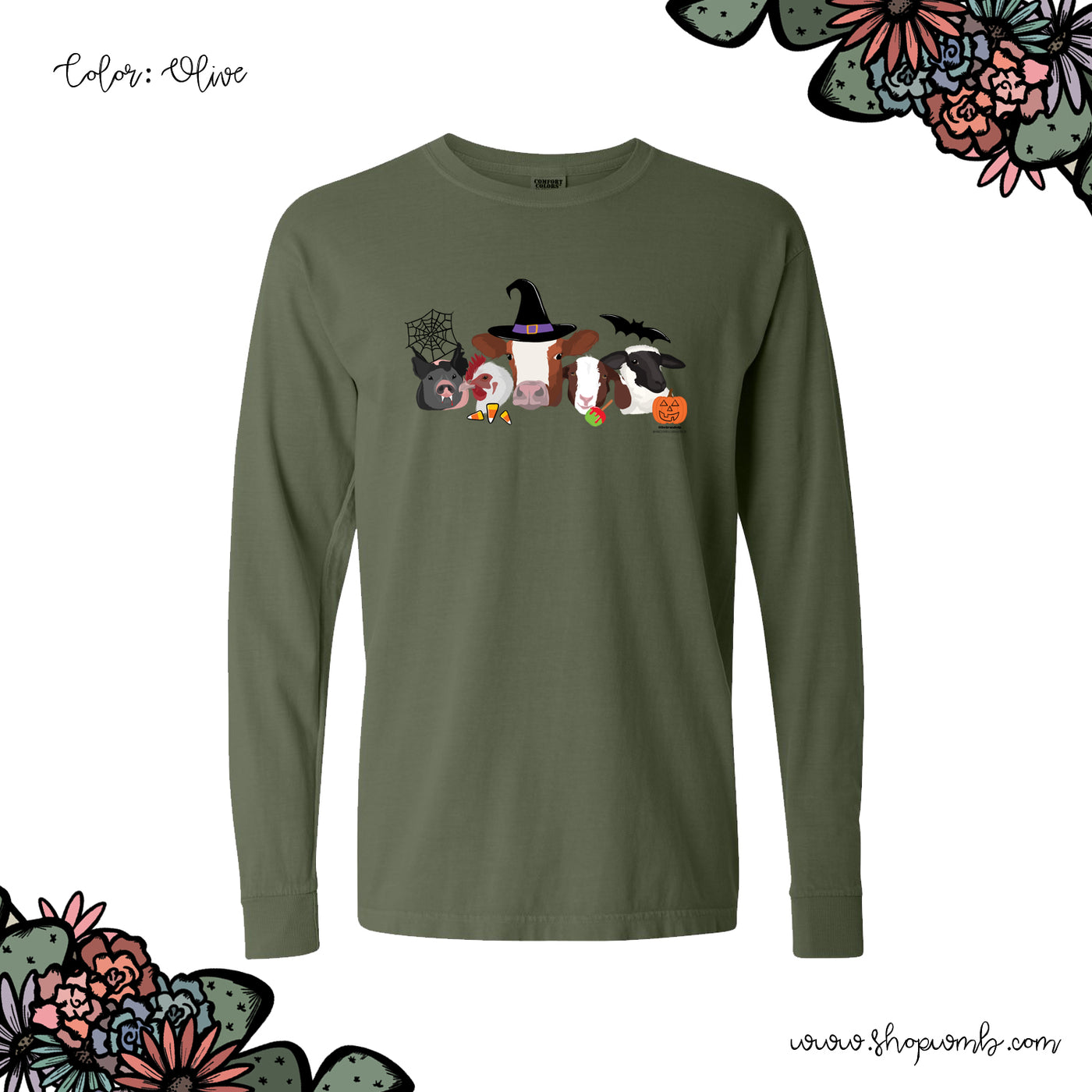 Halloween Herd LONG SLEEVE T-Shirt (S-3XL) - Multiple Colors!