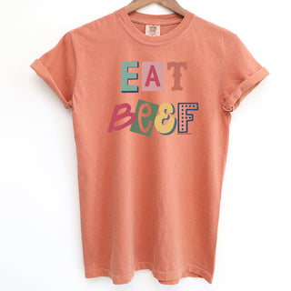 Magazine Eat Beef ComfortWash/ComfortColor T-Shirt (S-4XL) - Multiple Colors!