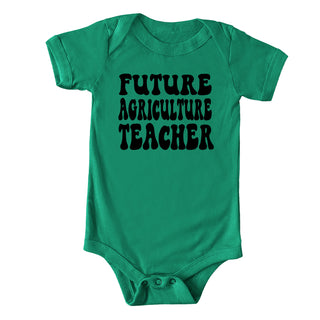 Groovy Future Ag Teacher One Piece/T-Shirt (Newborn - Youth XL) - Multiple Colors!