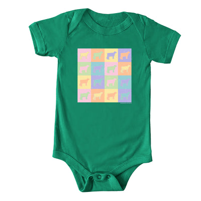 Pastel Checkered Dairy Cow One Piece/T-Shirt (Newborn - Youth XL) - Multiple Colors!