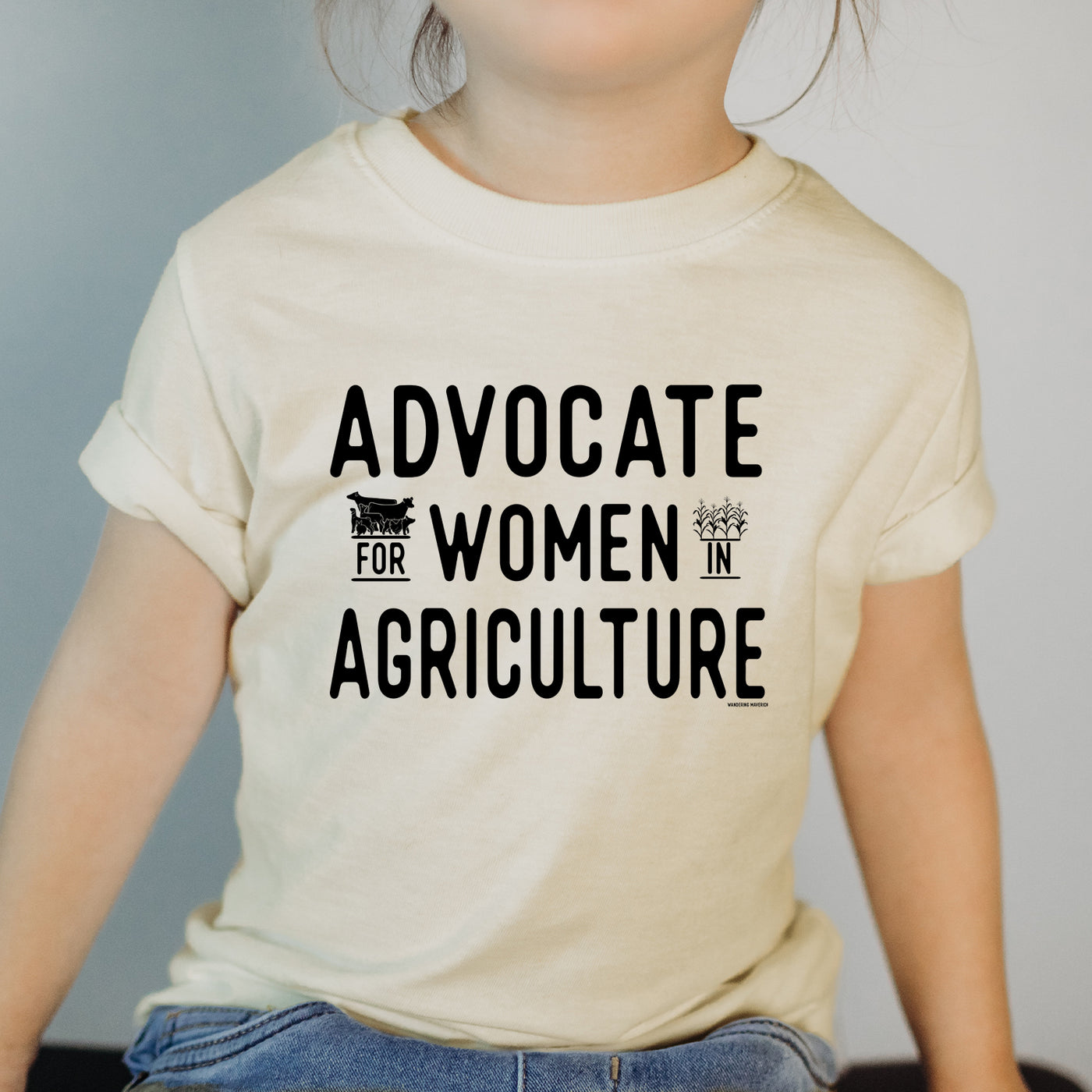 Advocate For Women In Agriculture One Piece/T-Shirt (Newborn - Youth XL) - Multiple Colors!