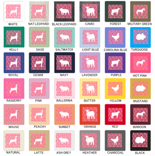 XO ANIMALS - CHOOSE YOUR ANIMALS – Infant/Toddler/Youth