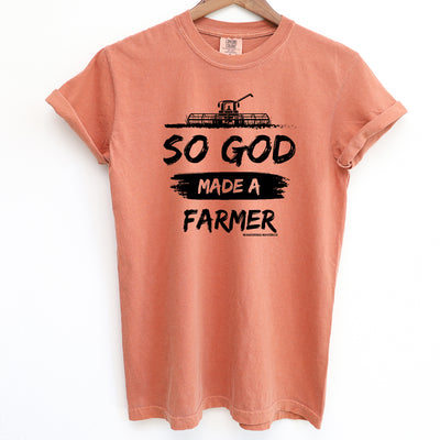 So God Made A Farmer ComfortWash/ComfortColor T-Shirt (S-4XL) - Multiple Colors!