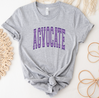 Big Varsity AGVOCATE Purple T-Shirt (XS-4XL) - Multiple Colors!