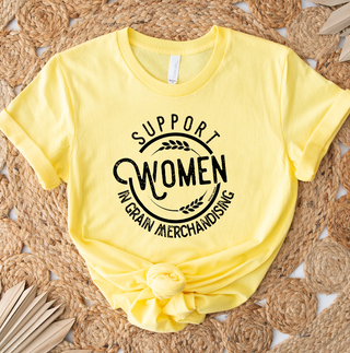 Support Women in Grain Merchandising T-Shirt (XS-4XL) - Multiple Colors!