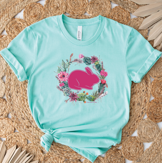 Rabbit Cactus Wreath T-Shirt (XS-4XL) - Multiple Colors!h