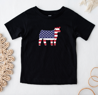 Patriotic Heifer One Piece/T-Shirt (Newborn - Youth XL) - Multiple Colors!