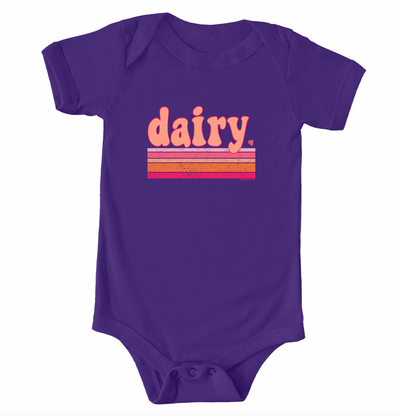 Peachy Dairy One Piece/T-Shirt (Newborn - Youth XL) - Multiple Colors!