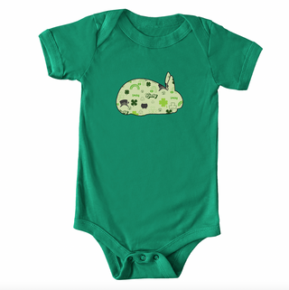 Saint Patrick Rabbit One Piece/T-Shirt (Newborn - Youth XL) - Multiple Colors!