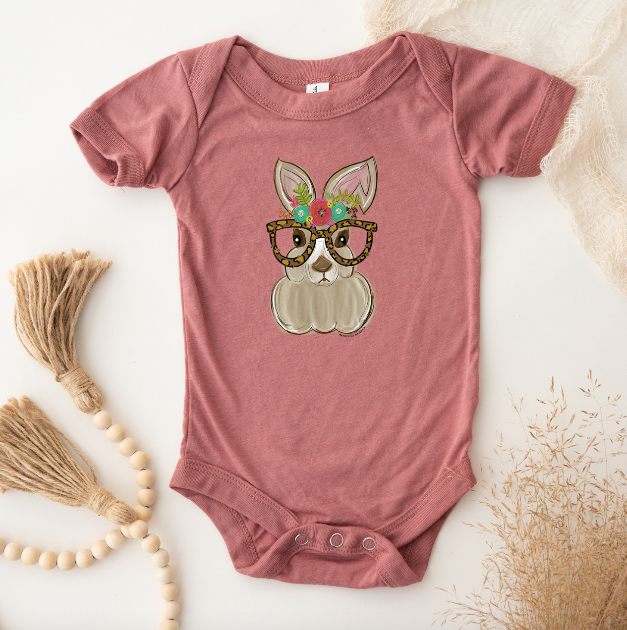 Nerdy Rabbit One Piece/T-Shirt (Newborn - Youth XL) - Multiple Colors!