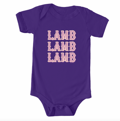 Western Lamb One Piece/T-Shirt (Newborn - Youth XL) - Multiple Colors!