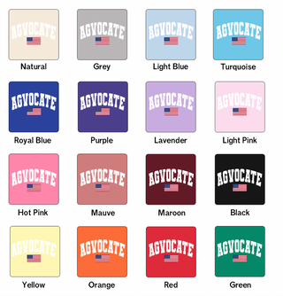 Agvocate Flag One Piece/T-Shirt (Newborn - Youth XL) - Multiple Colors!