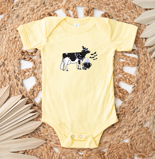 Witch Dairy Cow One Piece/T-Shirt (Newborn - Youth XL) - Multiple Colors!