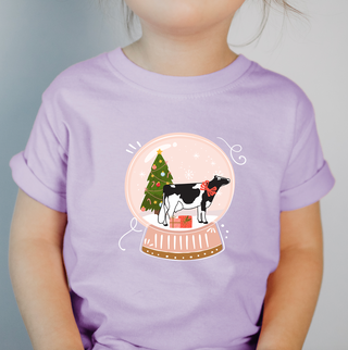 Snow Globe Dairy Cow One Piece/T-Shirt (Newborn - Youth XL) - Multiple Colors!