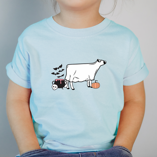 Ghost Dairy Cow One Piece/T-Shirt (Newborn - Youth XL) - Multiple Colors!