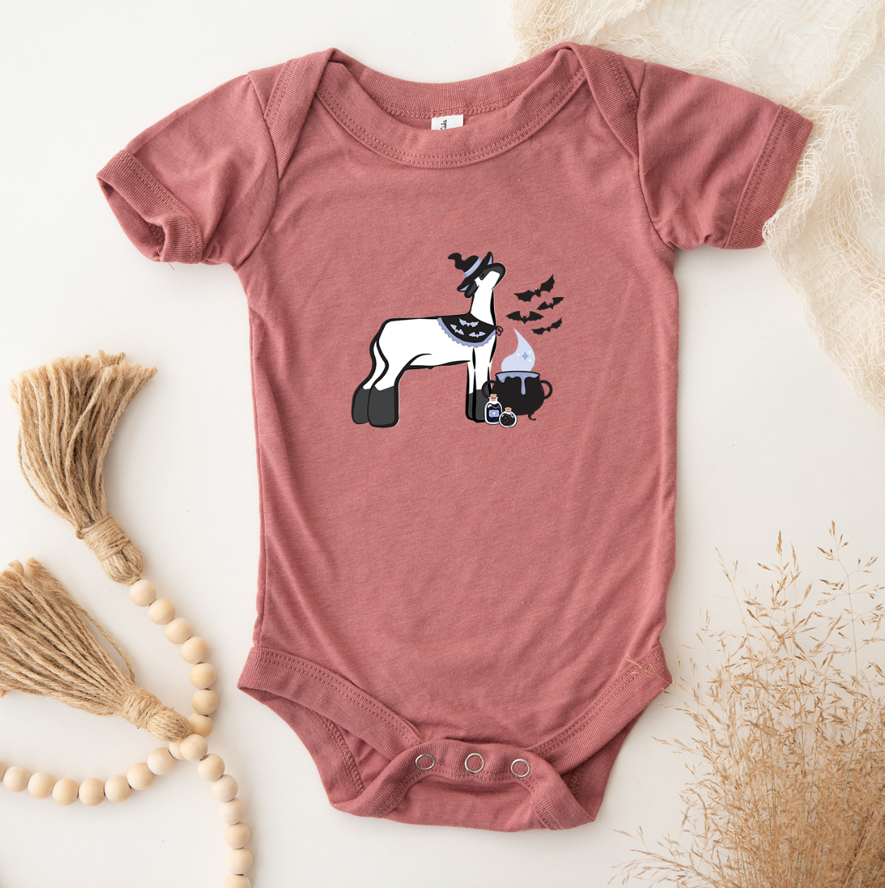 Witch Lamb One Piece/T-Shirt (Newborn - Youth XL) - Multiple Colors!