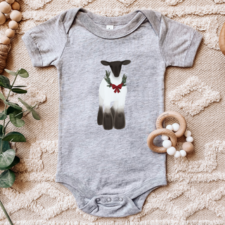 Christmas Lamb One Piece/T-Shirt (Newborn - Youth XL) - Multiple Colors!