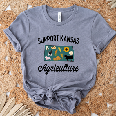 Support Kansas Agriculture T-Shirt (XS-4XL) - Multiple Colors!