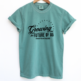 Growing The Future Of Ag #AGTeachers ComfortWash/ComfortColor T-Shirt (S-4XL) - Multiple Colors!