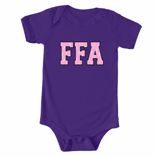 FFA Pink Lightning Bolt One Piece/T-Shirt (Newborn - Youth XL) - Multiple Colors!