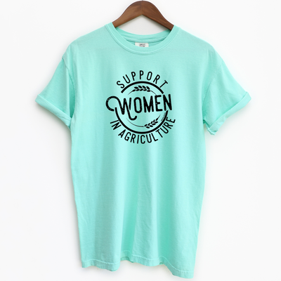 Support Women In Agriculture ComfortWash/ComfortColor T-Shirt (S-4XL) - Multiple Colors!