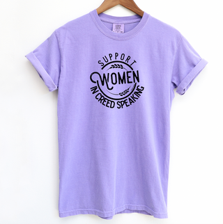 Support Women In Creed Speaking ComfortWash/ComfortColor T-Shirt (S-4XL) - Multiple Colors!