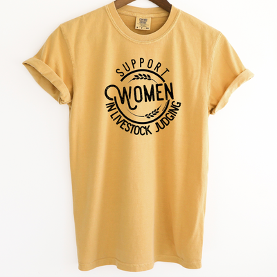 Support Women In Livestock Judging ComfortWash/ComfortColor T-Shirt (S-4XL) - Multiple Colors!