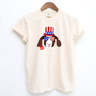 Red, White & Blue Goat ComfortWash/ComfortColor T-Shirt (S-4XL) - Multiple Colors!