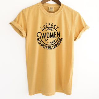 Support Women In Sorghum Farming ComfortWash/ComfortColor T-Shirt (S-4XL) - Multiple Colors!