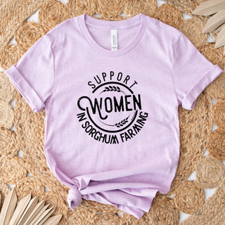 Support Women In Sorghum Farming T-Shirt (XS-4XL) - Multiple Colors!