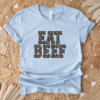 Colorful Cheetah Eat Beef T-Shirt (XS-4XL) - Multiple Colors!