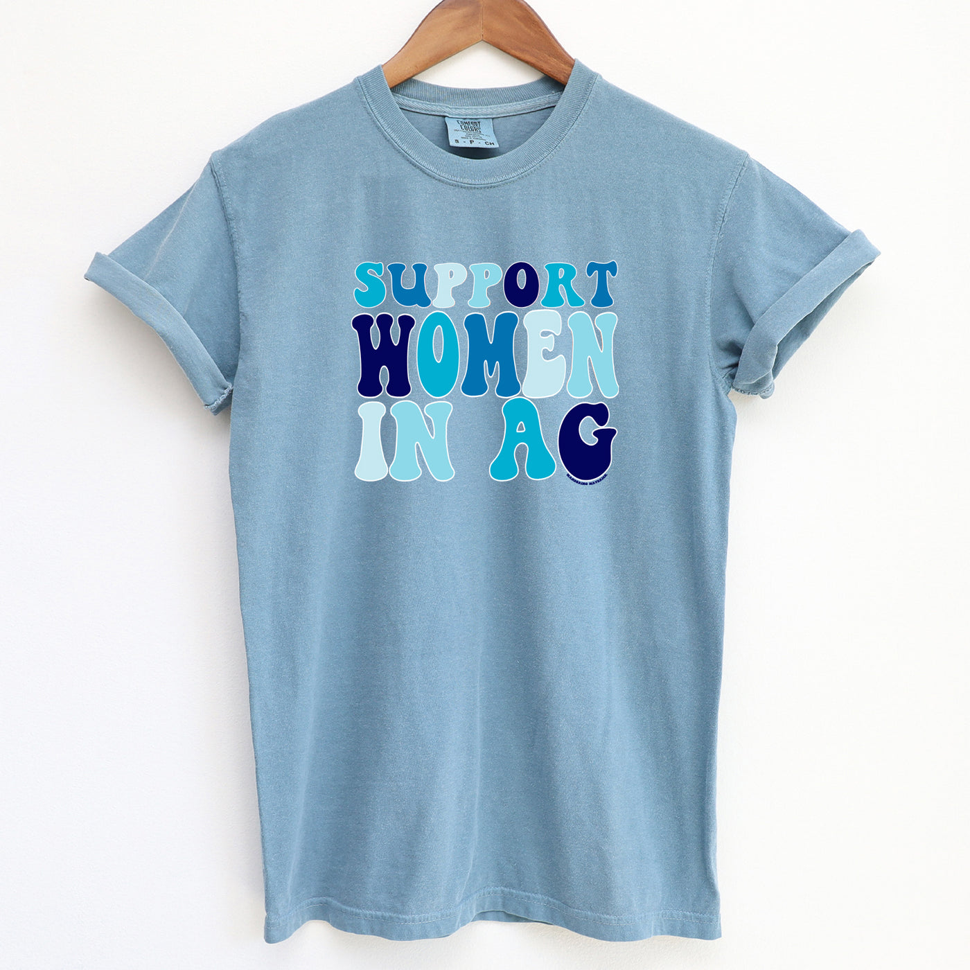 Ocean Support Women In Ag ComfortWash/ComfortColor T-Shirt (S-4XL) - Multiple Colors!