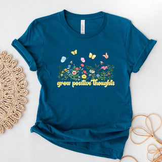 Grow Positive Thoughts T-Shirt (XS-4XL) - Multiple Colors!